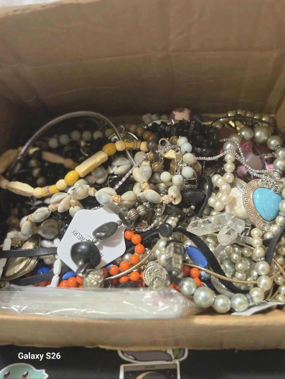 Mixed Bead and Pearl Multi-Color Women's Necklace Set